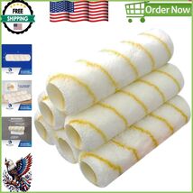 Professional-Grade 1/2&quot; Microfiber Paint Rollers - 6 Pack for Easy Cleaning - $438.26 MXN