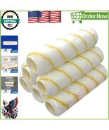 Professional-Grade 1/2&quot; Microfiber Paint Rollers - 6 Pack for Easy Cleaning - $33.20 CAD