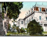 Riverside Hotel Santa Cruz California CA 1913 DB Postcard U16 - £3.07 GBP