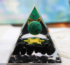 Natural Orgonite Pyramid Reiki Amethyst Energy Healing Chakra Meditation... - £9.50 GBP