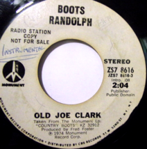 Boots Randolph-Old Joe Clark-45rpm-1974-VG+   Promo - £3.95 GBP