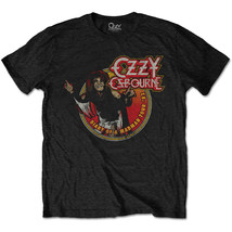 Ozzy Osbourne Diary of a Madman World Tour 82 Official Tee T-Shirt Mens Unisex - $31.92