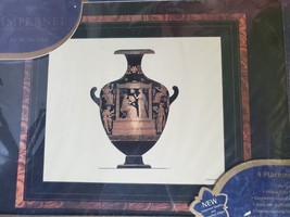 Vintage Pimpernel Cork Placemats Egyptian Greek Set Of 4 16x12” - $56.09