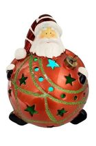 Home Reflections Santa Ornament Figure Luminary  Color Changing LED - Wo... - $22.96