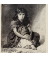 1902 M&#39;liss Edward Long Typogravure Bret Harte Mountain Child Antique Ar... - $734.82 MXN