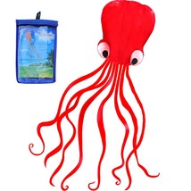 Software Octopus Flyer Kite With Long Colorful Tail For Kids, 31-Inch Wide X 157 - £19.17 GBP