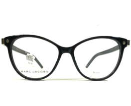 Marc Jacobs Eyeglasses Frames 20 807 Black Silver Cat Eye Full Rim 51-15... - £38.29 GBP