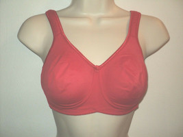 ABC Mastectomy Bra 34B Red Ferrari Signature Pink Collection No Wires - $20.29