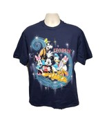 Mickey Unlimited Florida Mens Large Blue TShirt Mickey Minnie Donald Dai... - $17.82