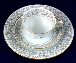 Noritake Dover 3-pc Cup Saucer Salad Plate Place Setting 5633 New China ... - $15.00