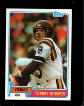 1981 TOPPS #461 TOMMY KRAMER EXMT VIKINGS NICELY CENTERED *INVAJ705 - $5.39