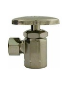 Monogram Brass MB201BN Standard Water Shutoff Valve Angle - Brushed Nickel - $319.57 MXN