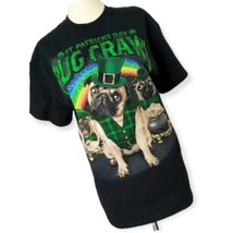 St Patricks Day Pug T Shirt M Dog Graphic Medium Pug Top Pullover Canine Crawl - £11.93 GBP