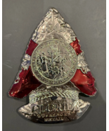 Florida FDLE Governors  Detail Arrowhead Challenge coin (Red) - $65.00