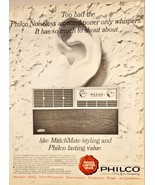 PHILCO AIR CONDITIONER - Air Conditioner Whispers - 1964 Vintage Print Ad - $15.86 CAD