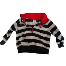 Carters Boys Infant Baby Size 6 months Long Sleeve Full Zip Jacket Black Gray Ja - $7.69