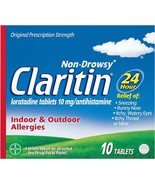 Claritin Antihistamine Allergy Relief 10mg Tablets Non Drowsy 10 Ct EXP ... - $182.08 MXN