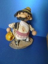 Vintage USSR Ukraine Handmade Ukrainian Man Hutsul Figurine Toy Doll Costume - £38.55 GBP