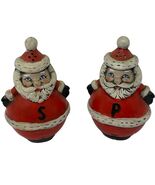 Vintage Ceramic Roly Poly Santa Salt and Pepper Shakers - €13,75 EUR