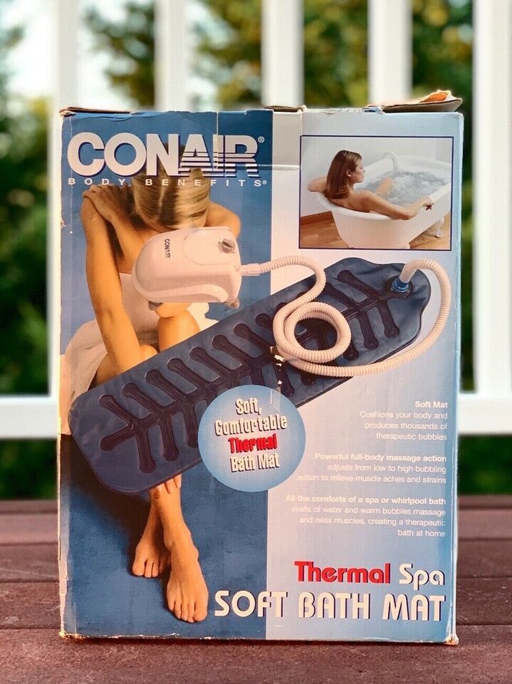 Conair Thermal Spa Soft Bath Mat MBTS2 Powerful Full Body Massage Action New - £83.60 GBP