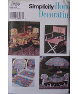 Sewing Pattern 7159 Outdoor Furniture Decorating UNCUT - $6.99