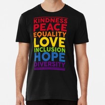 Peace Love Inclusion Equality Diversity Human Rights S-5XL Made in USA T-Shirt - £17.58 GBP