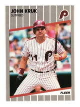 1989 Fleer Update #U-109 John Kruk Philadelphia Phillies - £1.49 GBP