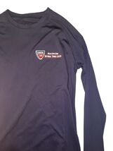 USTA Billie Jean King Tennis Center Long Sleeve Performance Top XS Navy Women image 2