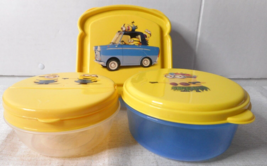 Unisex Disney Despicable Me Minions Mealtime Sandwich Snack Bowl Containers Set - £13.48 GBP