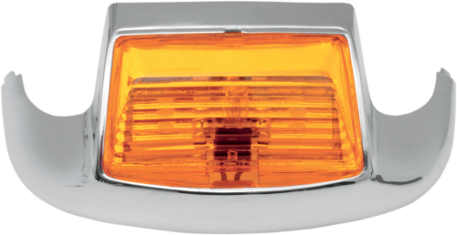 Drag Specialties Front Fender Tip Light with Amber Lens for Harley See Descript - $30.95