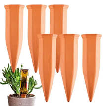 6PCS Self Watering Terracotta Spikes, Home Garden Automatic Watering Device, Vac - £12.82 GBP