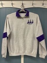 Vtg Coronado Island California Men’s 1/4 zip Pullover Sweatshirt Size XL - $27.71
