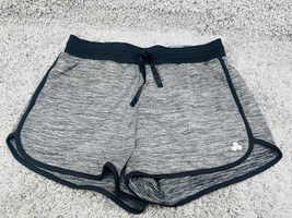 Women&#39;s Tek Gear Gray Drawstring Pull On Mid Rise Athletic Shorts Size M... - $15.12