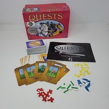 Gamewright QUESTS OF THE ROUND TABLE Adventure Card Game INCOMPLETE  - £8.23 GBP