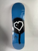 BLUEPRINT skateboards deck 8.25” RARE quality Spray Heart Cyan - £31.44 GBP