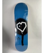 BLUEPRINT skateboards deck 8.25” RARE quality Spray Heart Cyan - £30.25 GBP