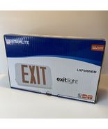 Tamlite Lighting LXP3RWEM Slim Thermoplastic LED Exit Sign Dual 120v-277v - $22.20 CAD