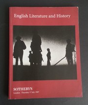 Sotheby&#39;s Auction Catalog English Literature and History London June 1997  - £3.02 GBP