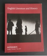 Sotheby&#39;s Auction Catalog English Literature and History London June 1997  - $3.83