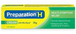 2 x PREPARATION H Hemorrhoids Cream With Bio-Dyne Multi-Symptom 25g Each Canada - £34.02 GBP