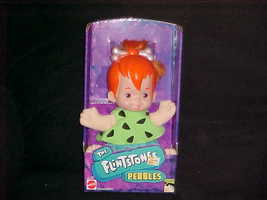 13&quot; Pebbles Doll With Plush Orange Hair and Box By Mattel 1993 The Flintstones - £119.61 GBP