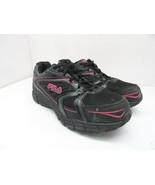 FILA Women&#39;s Memory Reckoning 8 Steel Toe Work Sneakers Black/Pink Size 9M - £28.02 GBP