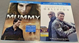 THE MUMMY (2017)/ OBLIVION - 2 Tom Cruise Action Sci-fi Blu-ray/DVD (No ... - $14.99