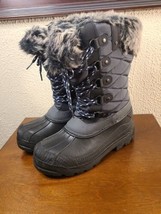 Women&#39;s Thermolite Warm Winter Boots Size 8 Gray/Black- New - £32.12 GBP