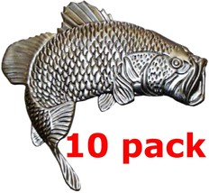 Metal Stampings Largemouth Bass Gamefish Stamps Decor STEEL .020&quot; Thickn... - $26.61