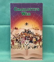 VHS movie Charlotte&#39;s Web 1973 Hanna-Barbera cartoon Debbie Reynolds Paul Lynde - £2.35 GBP