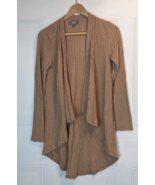 Neiman Marcus Womens Camel Brown/Tan open Cardigan size small - £19.46 GBP