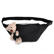 Canvas Korean Ins Trend Fashion Cute Student Chest Bag Solid Color Small Fresh O - £15.09 GBP