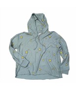 Chaser CW7885 Hi-Lo Cropped Yellow Star Print Hoodie ( M ) - $113.08 CAD