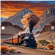 Boothill Express Poster - 33.1&quot; x 33.1&quot; - Semi Gloss - €32,94 EUR